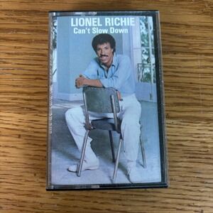 Lionel Richie Can't Slow Down Cassette Tape 1983 Motown All Night Long